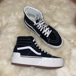 Suede High Top Platform Lace Up Vans